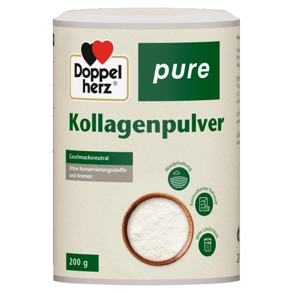 Doppelherz pure Kollagenpulver Frontansicht